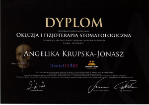 certyfikaty lek.dent. Angelika Krupska-Jonasz specjalista endodoncji